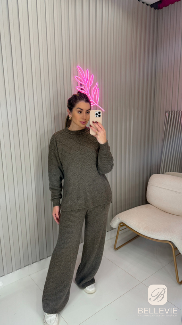 Conjunto Aran Tricot Mousse - Use Bellevie