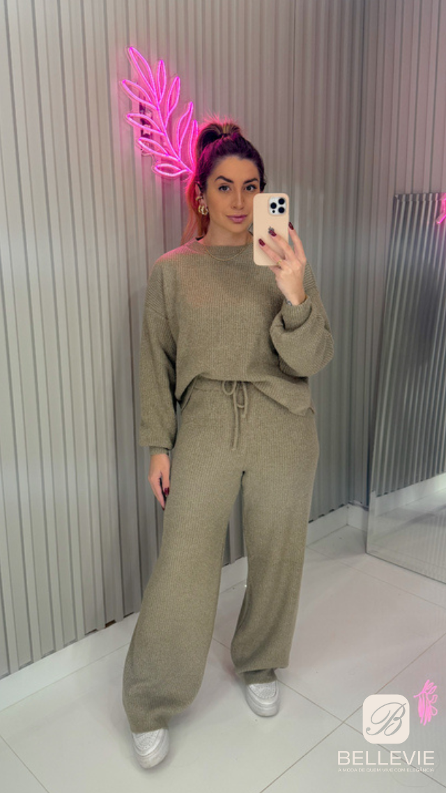 Conjunto Nella Tricot Mousse - Use Bellevie