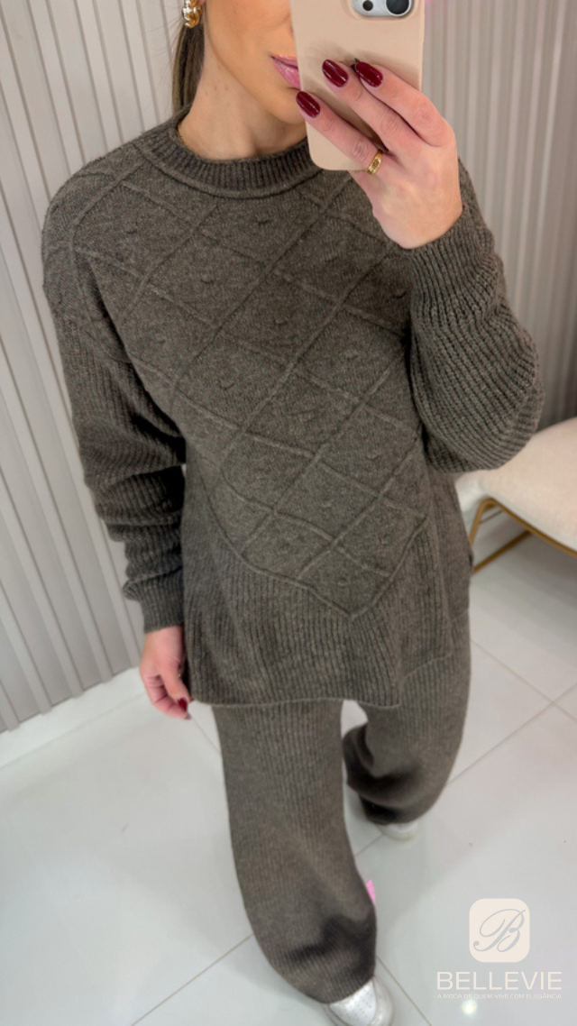 Conjunto Aran Tricot Mousse - Use Bellevie