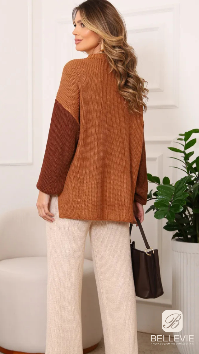 Conjunto Susi Tricô Tricolor – Use Bellevie