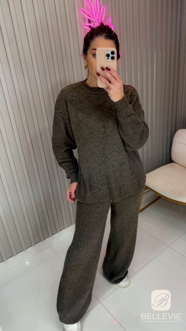 Conjunto Aran Tricot Mousse - Use Bellevie