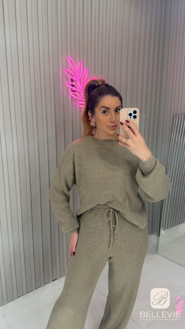 Conjunto Nella Tricot Mousse - Use Bellevie