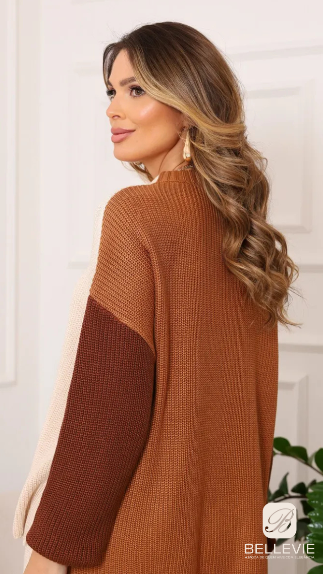 Conjunto Susi Tricô Tricolor – Use Bellevie